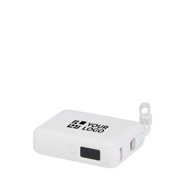 Powerbank de plástico reciclado com carga rápida 10 000 mAh