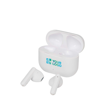 Auriculares Bluetooth com estojo de carga compacto até 4 h