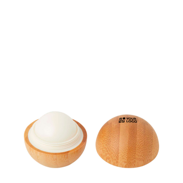 Bálsamo labial de aroma a baunilha com embalagem de bambu FPS15