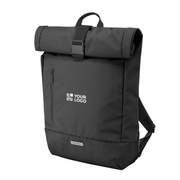 Mochila urbana roll-top com compartimentos Moleskine Metro 15''