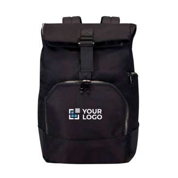 Mochila de viagem com cobertura enrolável e vários bolsos PC 15''