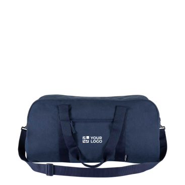 Saco de viagem impermeável de lona reciclada com bolso frontal 40 L