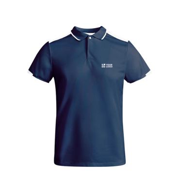 Polo desportivo infantil de poliéster, manga curta 140 g/m2 Roly 