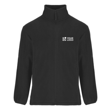 Casaco polar de poliéster com gola alta para homem 300 g/m2 Roly