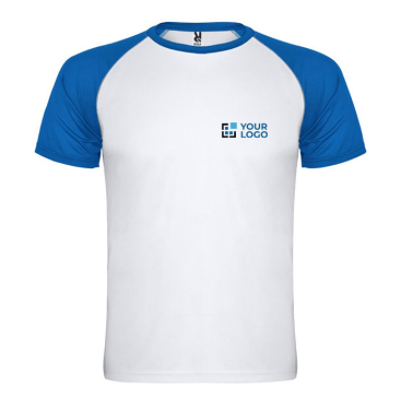 T-shirt desportiva unissexo manga curta poliéster 140 g/m2 Roly 