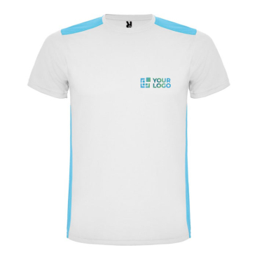 T-shirt desportiva unissexo poliéster manga curta 130 g/m2 Roly 
