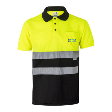 Polo de trabalho extragrande, manga curta, poliéster 160 g/m2 Velilla 