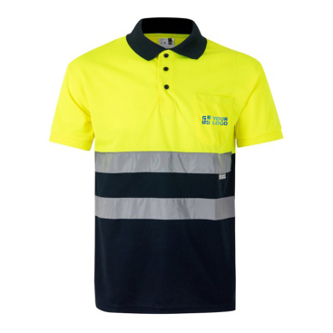Polo de trabalho extra grande de alta visibilidade 160 g/m2 Velilla. 