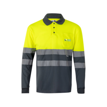 Polo de trabalho extragrande manga comprida poliéster 160 g/m2 Velilla 
