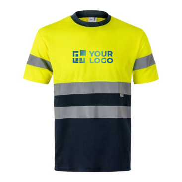 T-shirt de trabalho técnica extragrande muito visível 140 g/m2 Velilla 