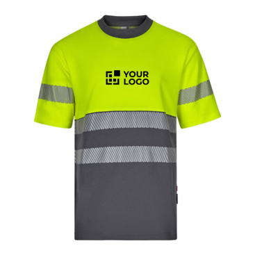 T-shirt de trabalho bicolor piqué, algodão/poliéster 150 g/m2 Velilla 