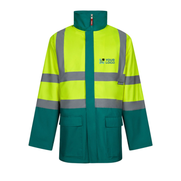 Parka de trabalho 4 em 1, poliéster revestida com PU 180 g/m2 Velilla 