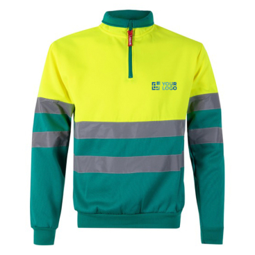Jersey de trabalho polar, bicolor, de poliéster 300 g/m2 