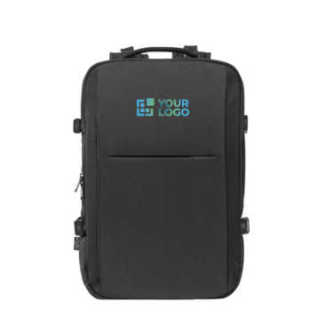 Mochila de viagem de poliéster reciclado denso para portátil 17,3