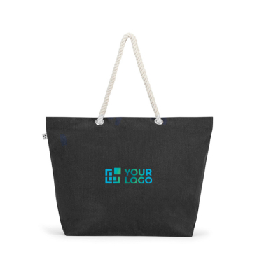 Saco de praia em algodão reciclado com asas compridas 220 g/m2