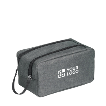 Bolsa de higiene pessoal para homem cor cinzento
