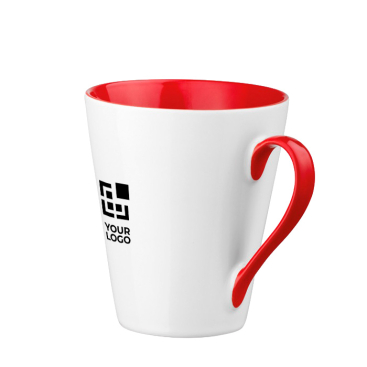 Caneca personalizável de cerâmica cor preto