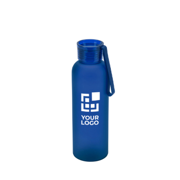 Garrafa de rPET com acabamento mate e tampa antifugas 600 ml