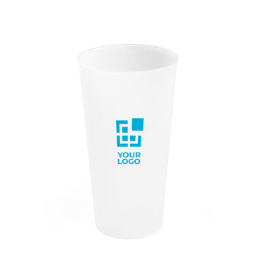 Copo de festa em plástico fabricado na Europa, parede simples 620ml
