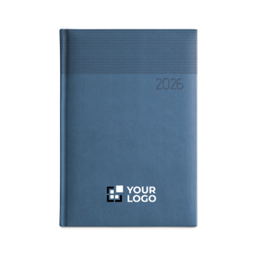 Agenda A5 personalizada com logo vista principal