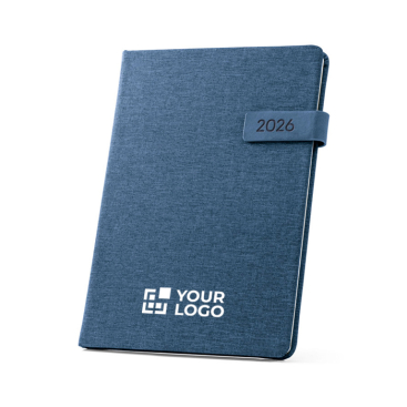 Agendas personalizadas em material reciclado vista principal
