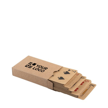 Baralho de 54 cartas clássicas de papel kraft com certificado FSC™