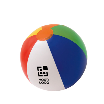 Bola de praia insuflável multicolorida feita de PVC opaco
