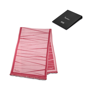 Lenço elegante para mulher feito de viscose e poliéster 225 g/m2