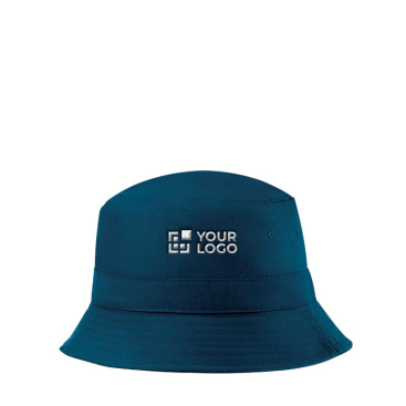 Chapéu estilo bob tipo lona de algodão e poliéster 220 g/m2