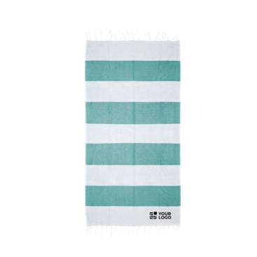 Toalha de praia de algodão e poliéster 90x180cm de 180 g/m2 vista principal