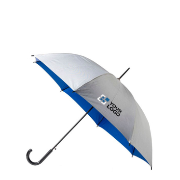 Guarda-chuva automático de poliéster 190T com exterior prateado Ø102 vista principal