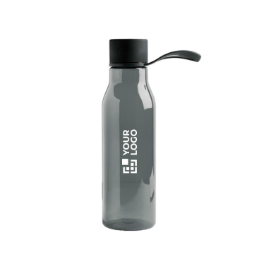Garrafa de tritán com tampa de metal e asa de silicone 600ml vista principal