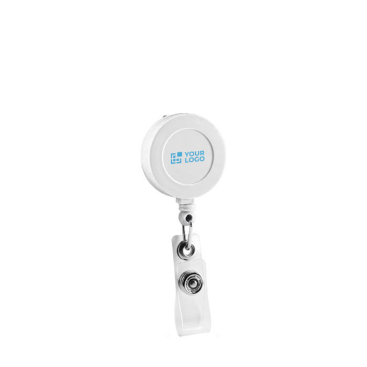 Porta credenciais extensível com casquilho de resina com clip vista principal