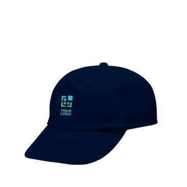 Boné infantil de poliéster de 5 painéis ideal para festas 125 g/m2 vista principal