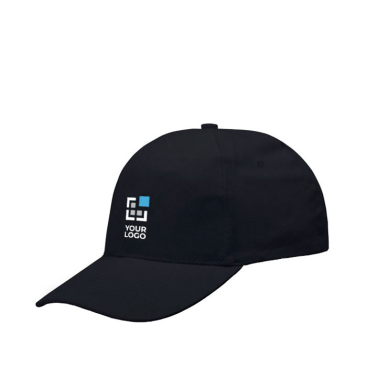 Boné de algodão com fecho de fivela metálica 255 g/m2 vista principal
