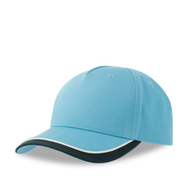 Boné para crianças de algodão orgânico de tipo baseball de 260 g/m2