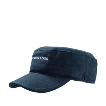 Boné de algodão de estilo militar com fecho de velcro 235 g/m2 vista principal