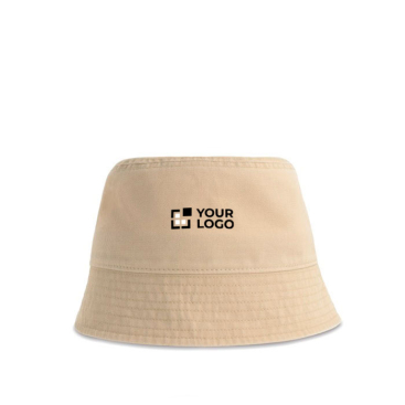 Chapéu estilo bob de algodão reciclado com dois ilhós 260 g/m2 vista principal