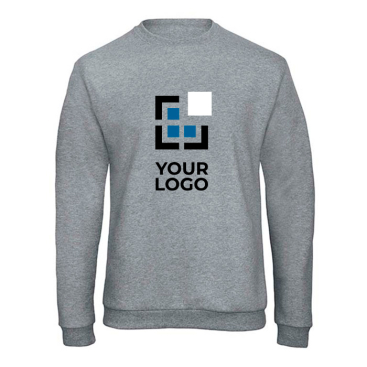 Sweatshirt de algodão e poliéster com gola redonda, 270 g/m² B&C 
