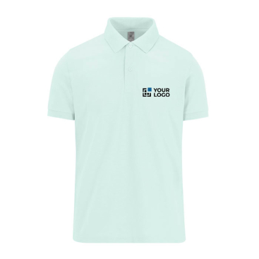 Polo clássico unissexo de algodão em manga curta 180 g/m2 B&C vista principal