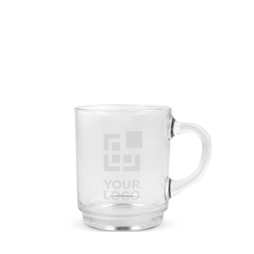 Caneca de vidro resistente ao calor para o chá, capacidade de 260 ml vista principal