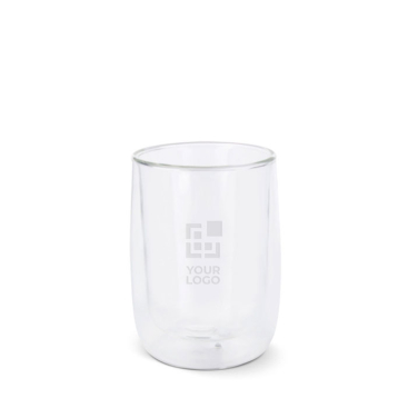Copo de vidro de parede dupla para o café com capacidade de 320 ml vista principal