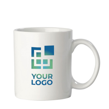 Caneca promocional branca de cerâmica especial para sublimação 300 ml vista principal