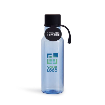 Garrafa de plástico sem BPA em cores transparentes 600 ml vista principal
