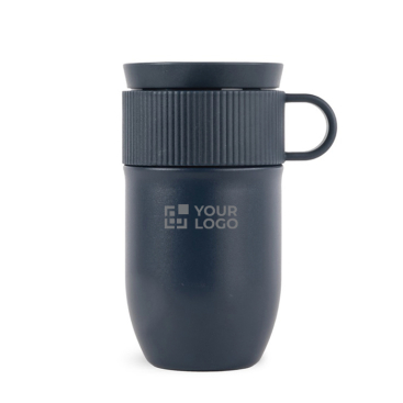 Caneca térmica de aço inoxidável com asa pequena 280 ml
