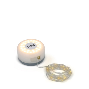 Rolo de fita de luzes LED enrolável de 8 m com bateria recarregável