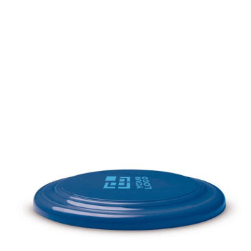 Clássico frisbee de plástico design monocromático para personalizar vista principal