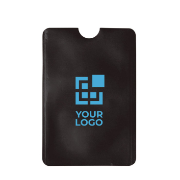 Porta-cartões flexível em várias cores clássicas com proteção RFID vista principal