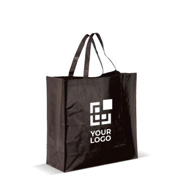 Saco woven laminado com alças longas a condizer e capacidade de 10kg vista principal
