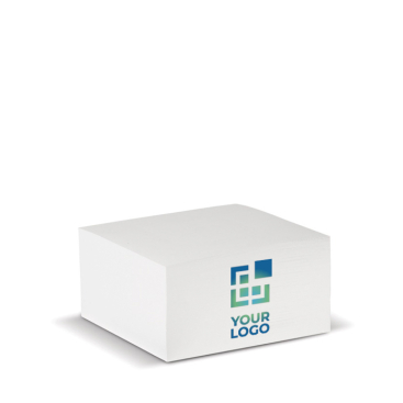 Bloco de notas de 420 folhas lisas com certificação FSC 10 x 10 x 5 cm